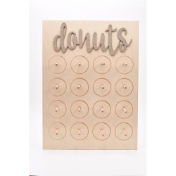 Επιτραπέζια ξύλινη βάση για Donuts 12 θέσεων